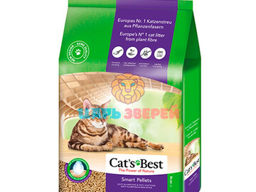 Cat's Best (Кэтс Бест) - Древесный комкующийся наполнитель gold, 20 л (10 кг)