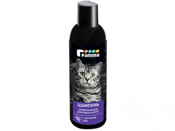 Gamma (Гамма) - Шампунь универсальный для кошек и котят с экстрактом овса, 250 мл