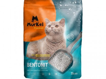 Murkel (Муркель) - Комкующийся наполнитель с активированным углем, 20 л (16 кг)
