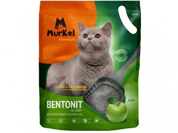 Murkel (Муркель) - Комкующийся наполнитель с ароматом яблока, 10 л (8 кг)