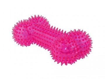 Marli - Кость с шипами Marli из термопластичной резины с пищалкой, 16 см