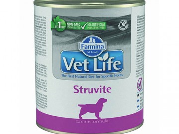 Farmina (Фармина) - Vet Life Dog Struvite, Влажный корм для взрослых собак при МКБ струвитного типа с курицей, банка 300 г