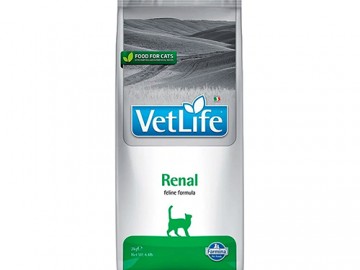 Farmina (Фармина) - Vet Life Cat Renal сухой корм для взрослых кошек при заболеваниях почек, 2 кг