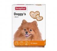 Beaphar (Беафар) - Doggy’s Biotin, Витаминизированное лакомство для собак с Биотином, упаковка 75 таблеток