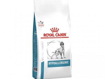 Royal Canin (Роял Канин) - Hypoallergenic, лечебный корм для собак, страдающих аллергией и пищевой непереносимостью, 14 кг