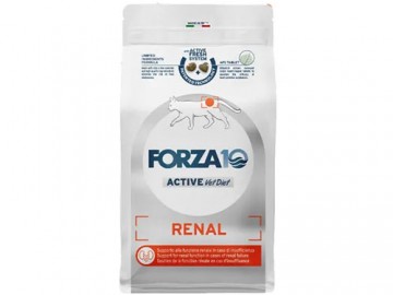 Forza10 (Форца10) - Active Renal, Сухой корм для взрослых кошек при острой и хронической почечной недостаточности с рыбой, 1,5 кг