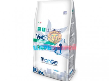 Monge (Монже) - Vetsolution Cat Diabetic GRAIN FREE, Беззерновой корм при нарушении обмена веществ и диабете у кошек, 1,5 кг