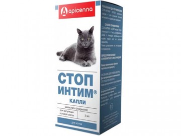 Apicenna (Апиценна) - Стоп-Интим капли для котов для регуляции половой охоты, 2 мл
