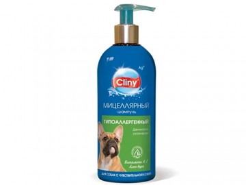 Cliny (Клини) - Шампунь Гипоаллергенный для собак с чувствительной кожей, 300 мл