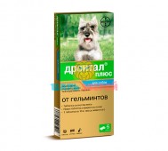 Bayer (Баер) - Дронтал плюс для собак со вкусом мяса, упаковка 6 таблеток