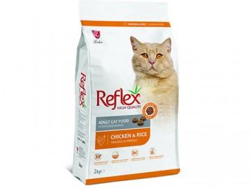 Reflex (Рефлекс) - Adult Cat Food Chicken and Rice, Сухой корм для кошек, с курицей и рисом, 2 кг