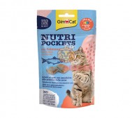 GimCat (ДжимКэт) - Nutri Pockets with Fish with tuna, Подушечки с тунцом, 60 г