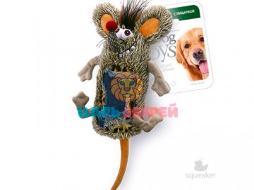 GiGwi (Гигви) - Игрушка для собак мышь с большой пищалкой, 33 см