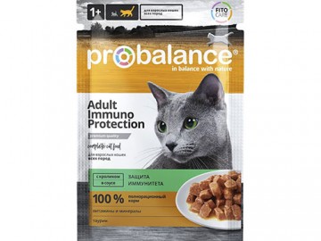 Probalance (Пробаланс) - Влажный корм для кошек с кроликом в соусе, пауч 85 г