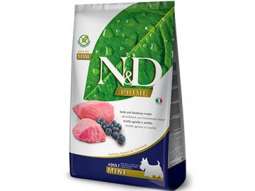 Gemon (Джимон) - Grain Free Lamb & Blueberry mini Puppy, беззерновой корм для взрослых щенков мелких пород ягненок, черника, 7 кг