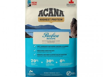 Acana (Акана) - Pacifica Dog, Беззерновой корм для собак всех пород, сельдь, скумбрия, камбала, 2 кг