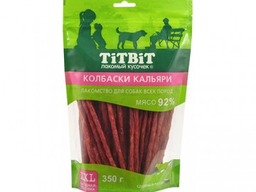 TiTBit (ТитБит) - Лакомство Колбаски Кальяри XXL, 350 г