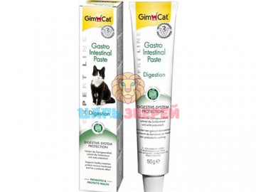 GimCat (ДжимКэт) - Expert Line Gastrointestinal Paste, Паста для профилактики болезней ЖКТ у кошек, 50 г