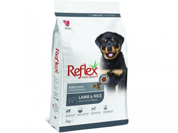 Reflex (Рефлекс) - Adult Puppy Food Lamb and Rice, Сухой корм для щенков, с ягненком и рисом, 3 кг