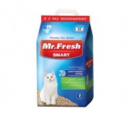 Mr.Fresh (Мистер Фреш) - Древесный комкующийся наполнитель для длинношерстных кошек, 18 л