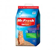 Mr.Fresh (Мистер Фреш) - Древесный комкующийся наполнитель для короткошерстных кошек, 18 л