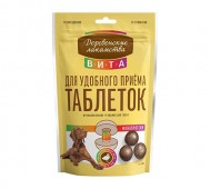 Деревенские лакомства - Вита Угощение, Лакомство для собак для удобного приёма таблеток, со вкусом утки, 80 г