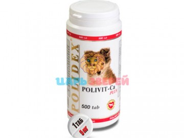 Polidex (Полидэкс) - Витамины Поливит-Кальций плюс для собак, упаковка 500 таблеток