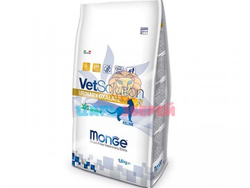 Monge (Монже) - Vetsolution Cat Urinary Oxalate GRAIN FREE, Беззерновой корм для профилактики образования оксалатных камней у кошек, 1,5 кг