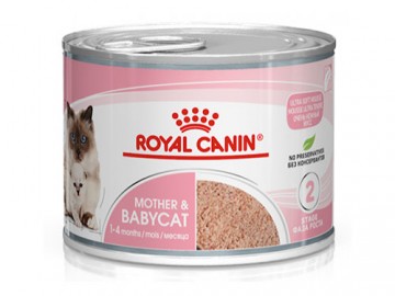 Royal Canin (Роял Канин) - Babycat Бэбикэт, мусс для котят от 1 до 4-х месяцев, 195 г