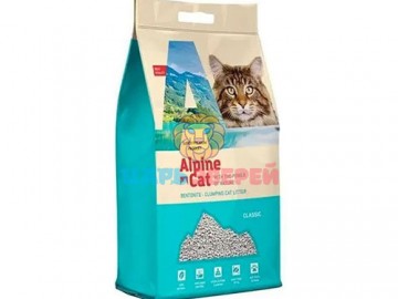 Alpine Cat (Альпин Кэт) - Комкующийся наполнитель без ароматизатора, упаковка 10 л (8 кг)