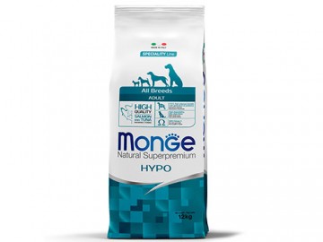 Monge (Монже) - Line All Breeds Adult Hypoallergenic Salmone&Tuna, сухой корм для собак с лососем и тунцом, 12 кг