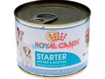 Royal Canin (Роял Канин) - Starter Mousse Dog, паштет для щенков 2-х месяцев, баночка 195 г