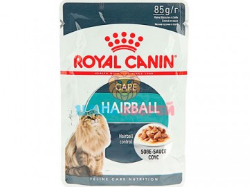 Royal Canin (Роял Канин) - Hairball Care, влажный корм для кошек склонных в образованию волосяных комочков, пауч 85 г