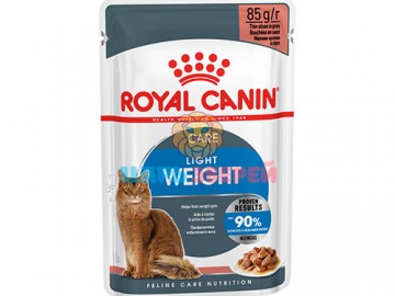 Royal Canin (Роял Канин) - Light Weight Care, влажный корм для кошек склонных к лишнему весу в желе, пауч 85 г