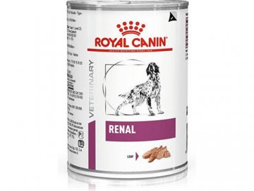 Royal Canin (Роял Канин) - Renal, Диетический корм для собак с хронической почечной недостаточностью, баночка 410 г