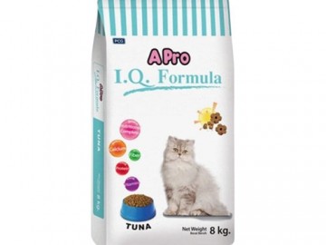 APro (АПро) - I.Q. Formula, Корм для взрослых кошек со вкусом тунца, 8 кг