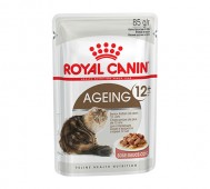 Royal Canin (Роял Канин) - Ageing 12+ Sauce, Влажный корм для кошек старше 12 лет, кусочки в соусе, пауч 85 г