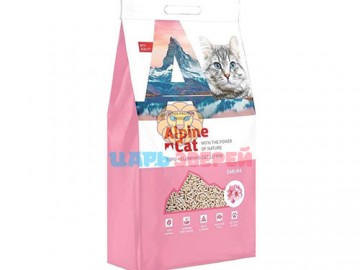 Alpine Cat (Альпин Кэт) - Тофу комкующийся наполнитель с ароматом сакуры, 6 л