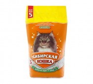 Сибирская Кошка - Бюджет, впитывающий наполнитель, 5 л