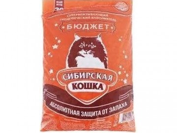 Сибирская Кошка - Бюджет, впитывающий наполнитель, 20 л