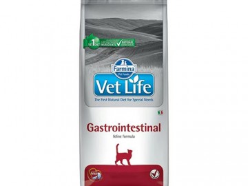 Farmina (Фармина) - Vet Life Cat Gastrointestinal, Сухой корм для взрослых кошек при заболеваниях желудочно-кишечного тракта, 10 кг