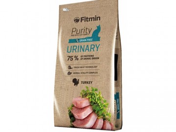 Fitmin (Фитмин) - Grain free Urinary, полнорационный беззерновой корм для кошек с заболеваниями мочевыводящих путей, с индейкой , 400 г
