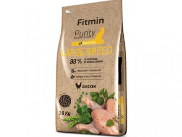 Fitmin (Фитмин) - Grain free Large Breed, полнорационный беззерновой корм  для взрослых кошек крупных пород, с курицей, 10 кг
