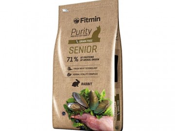 Fitmin (Фитмин) - Grain Free Senior, Беззерновой корм для пoжилых кoшeк с кроликом, 400 г