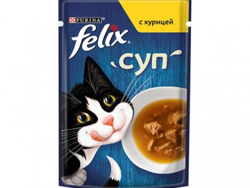 Felix (Феликс) - Суп, в соусе с курицей, пауч 48 г