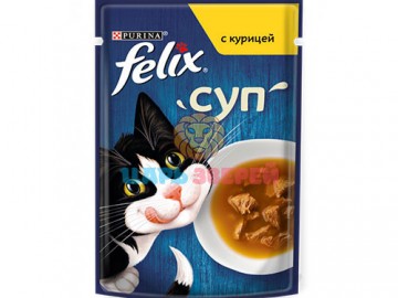 Felix (Феликс) - Суп, в соусе с курицей, пауч 48 г