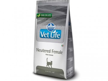 Farmina (Фармина) - Vet Life Cat Neutered Female, Сухой корм для взрослых стерилизованных кошек, 2 кг