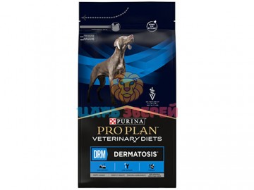 Pro Plan (Про План) - Veterinary Diets Dermatosis, диетический корм для щенков и взрослых собак для поддержания здоровья кожи при дерматозах и выпадении шерсти, 1.5 кг