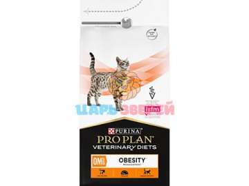 Pro Plan (Про План) - Veterinary Diets Feline Obesity Management, диетический корм для кошек при ожирении, 350 г