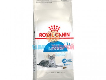 Royal Canin (Роял Канин) - Indoor 7+, сухой корм для взрослых кошек в возрасте от 7 до 12 лет, 400 г